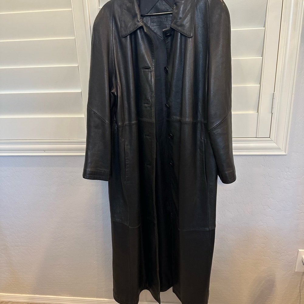 Preston & York Black Leather Jacket - Picture 2 of 14
